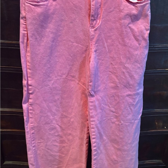 Entro Pink Straight Leg Jeans Fashion Forward - Picture 1 of 1